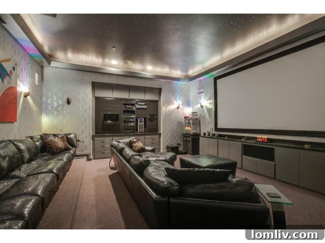 State-of-the-Art Home Theater Room