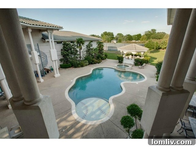 Aerial View of Mark McLemore's Southlake Estate