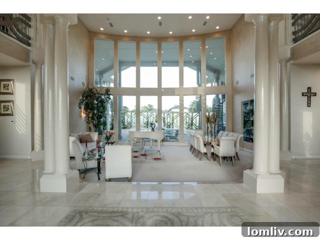 Grand Entryway of McLemore's Southlake Home