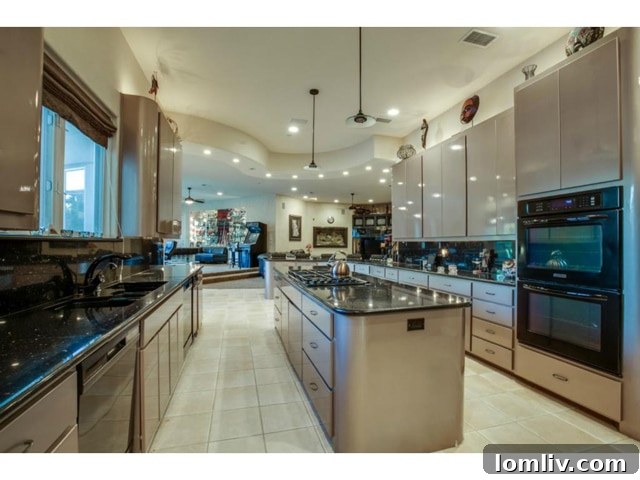 Spacious Second View of the Kitchen