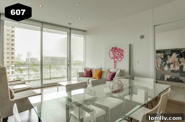 Azure Condo Living Room 1