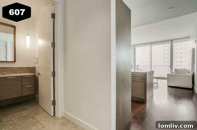 Azure Condo Half Bath 1