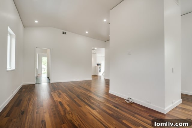 5103 Milam Street Dallas - Side View with Architectural Lines
