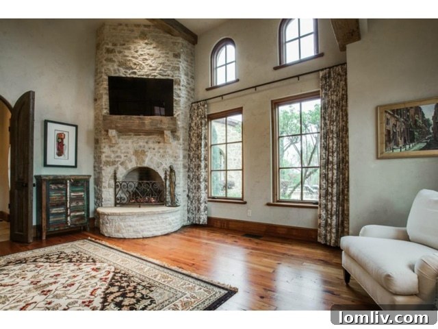 Second view of expansive master bedroom showing ample space and natural light