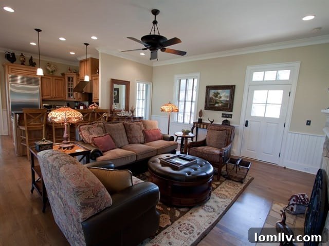 Spacious Living Room in Greenbrier Sporting Club Residence