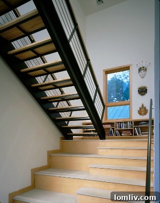 Raymond House Main Stairwell Interior