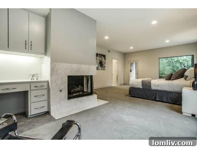 Soft Contemporary Perfection: Your Ultimate Escape from the Suburbs 14 Spacious Master Bedroom Interior with Abundant Natural Light