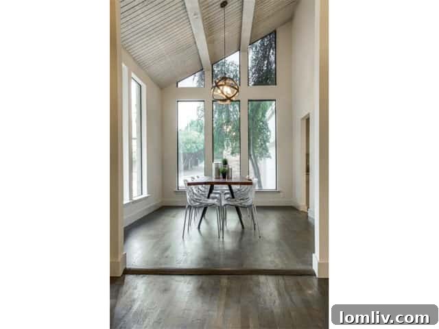 Soft Contemporary Perfection: Your Ultimate Escape from the Suburbs 7 Formal Dining Room Adorned with Modern Finishes