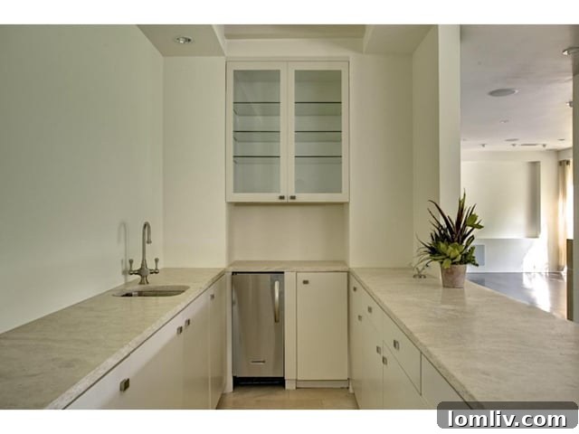 Chic wet bar area in the luxury Westover Hills home, ideal for entertaining guests with style.