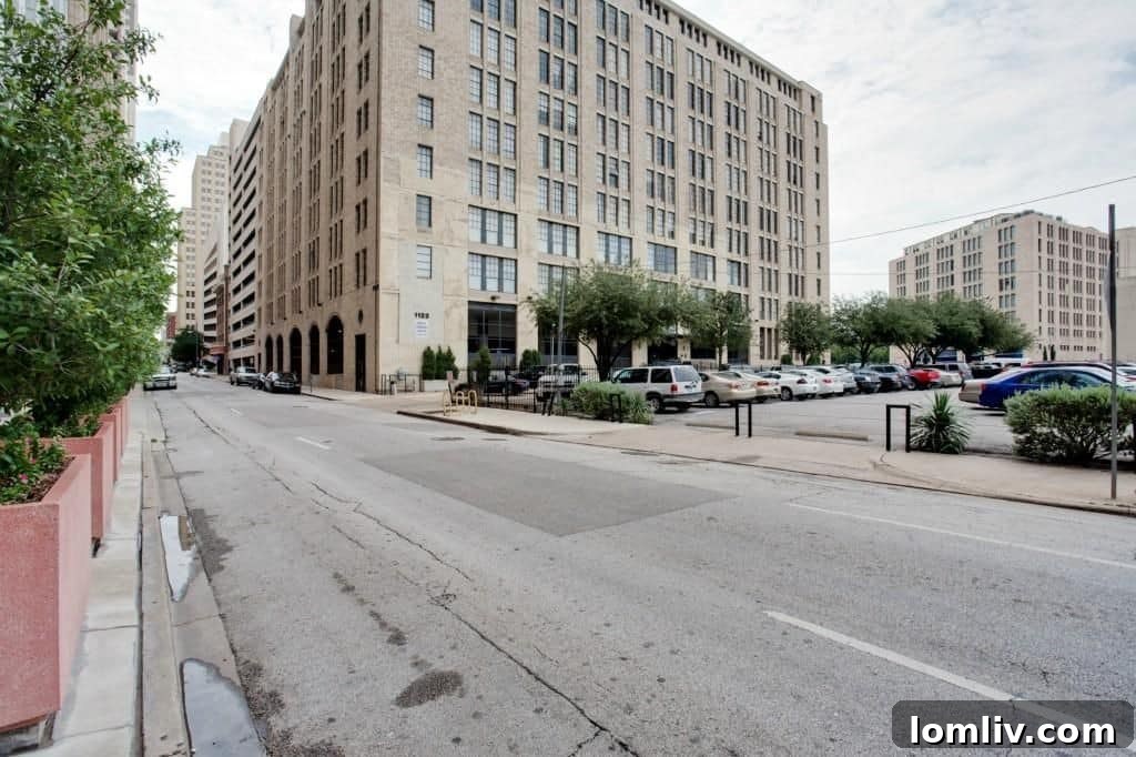 Spacious Urban Loft Interior with Industrial Details at 1122 Jackson St