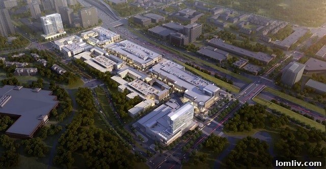 Bird's Eye View of Legacy West and Windrose Tower's Prime Location