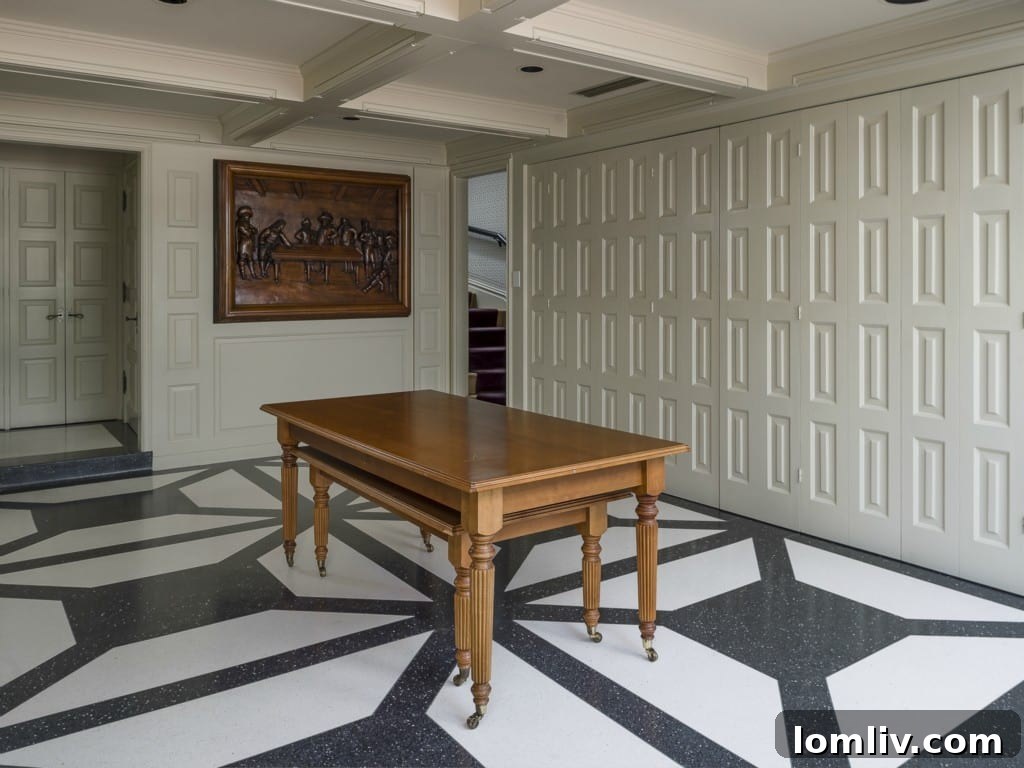 The elegant breakfast nook at 5505 Chatham Hill, offering charming views.