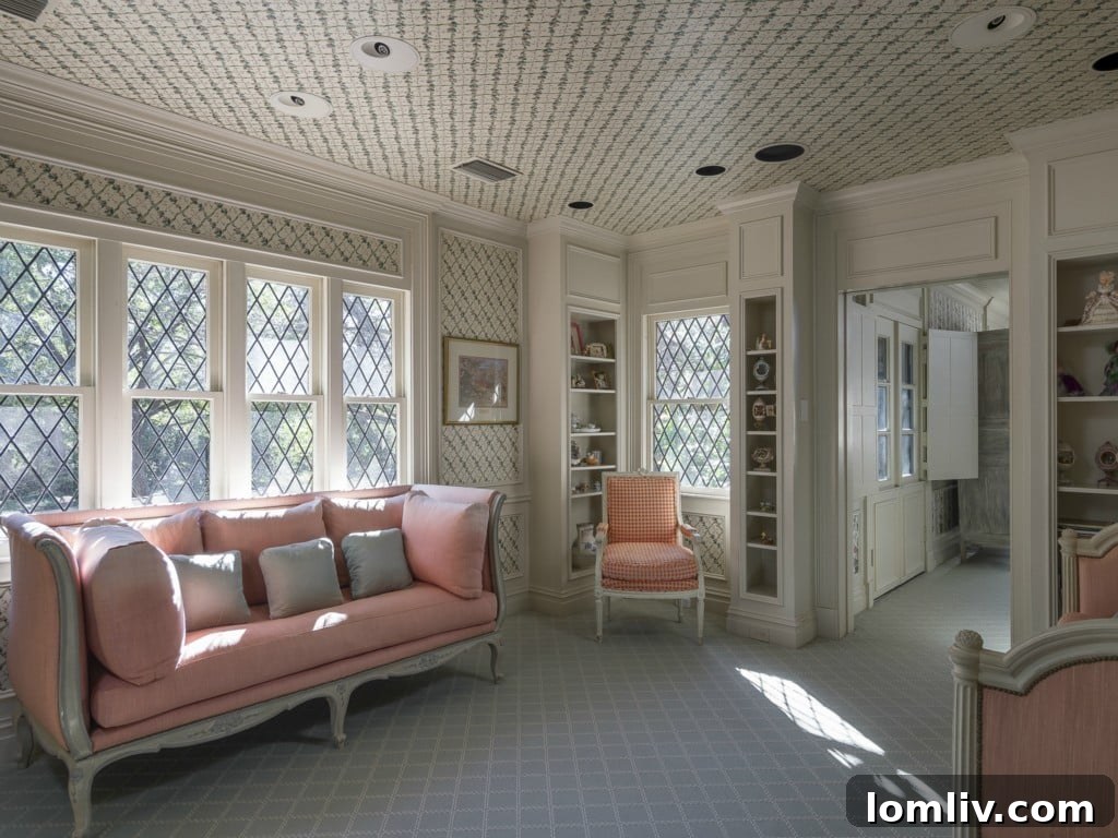 A sophisticated study within the Chatham Hill estate, ideal for reflection or work.
