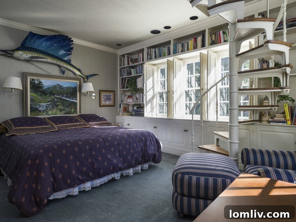 Another view of a well-appointed bedroom at 5505 Chatham Hill.