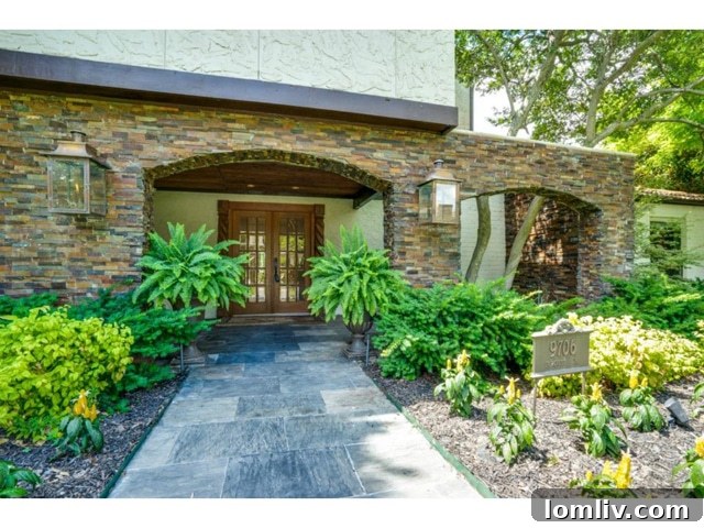 Elegant Entryway of 9706 Faircrest