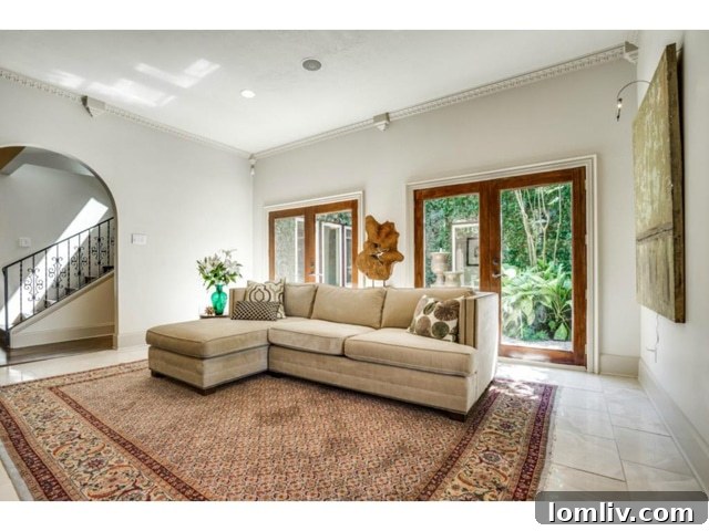 Formal Living Room with Abundant Light