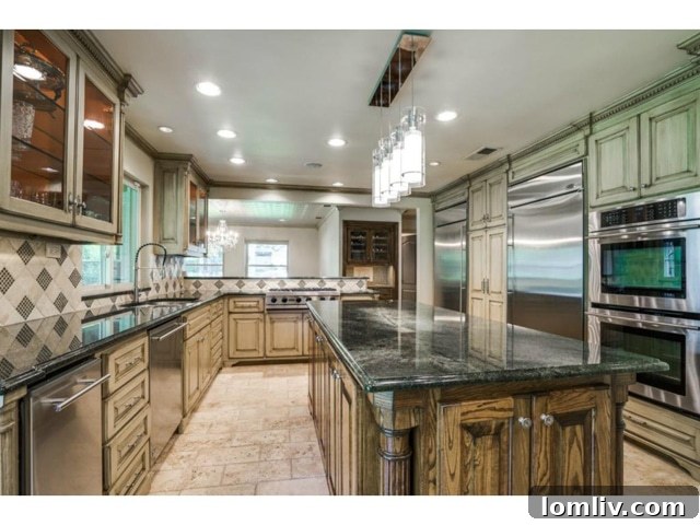 Gourmet Kitchen with Custom Cabinetry