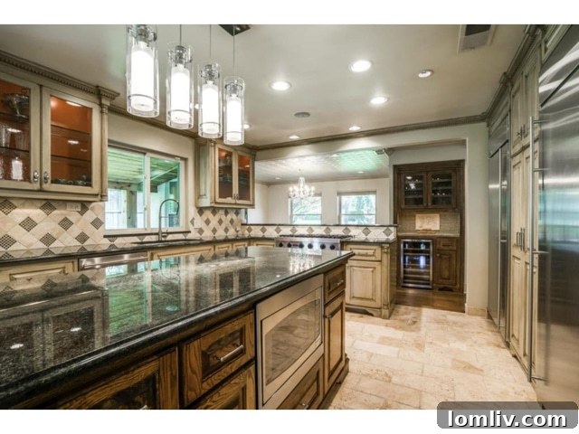 Kitchen Island and High-End Appliances