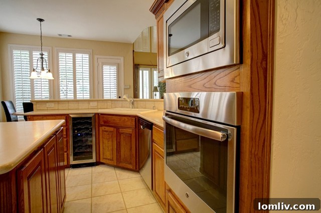 Spotless Kitchen with High-End GE Appliances