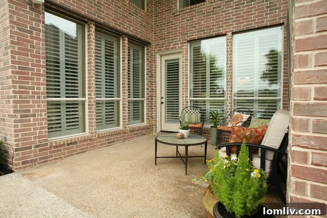 Expansive Patio Overlooking the Golf Course