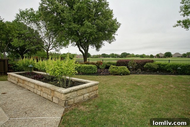 Beautifully Landscaped Backyard for Enjoyment and Relaxation