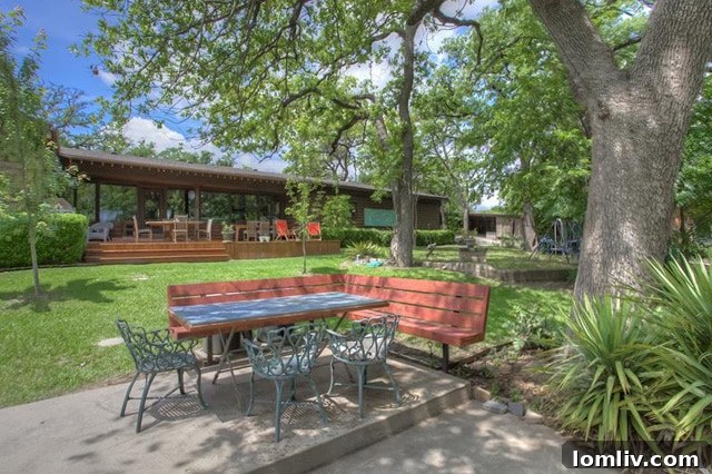Outdoor Patio and Seating Area