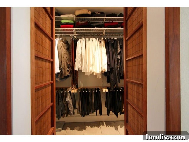 Spacious Master Walk-In Closet