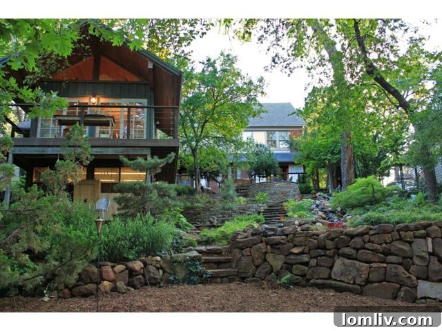 Woodland Forest Backyard Landscaping