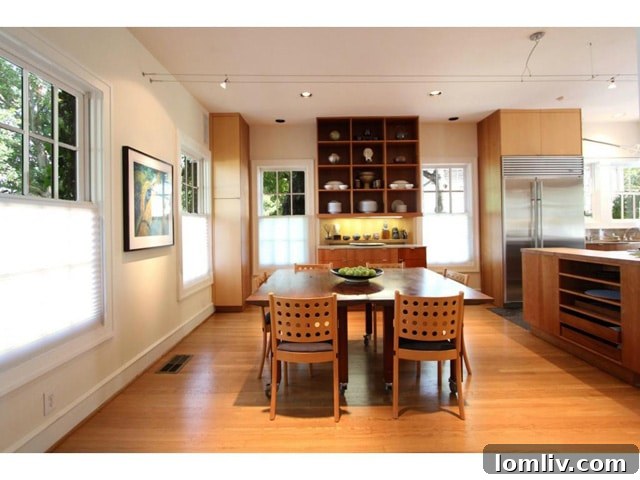 Dining Room with Natural Light