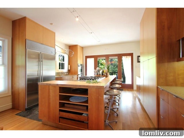 Open Kitchen with Cooking and Entertaining Space