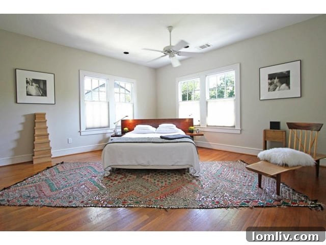 Spacious Master Suite with Natural Light