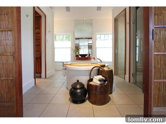 Elegant Master Bathroom with Soaking Tub