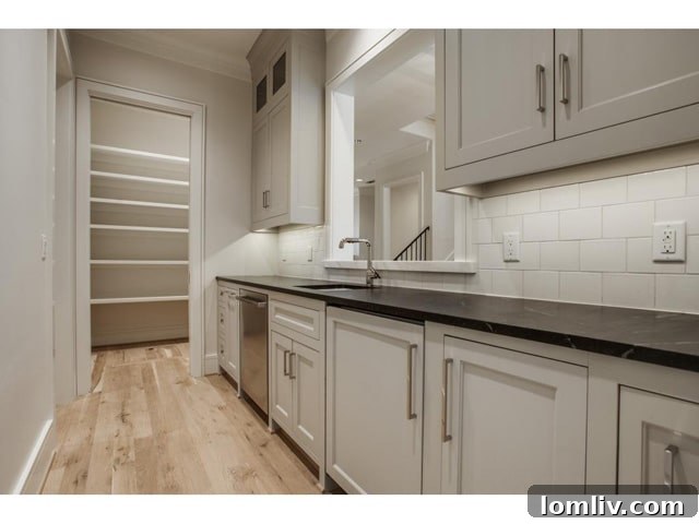 Spacious Butler's Pantry with Sink