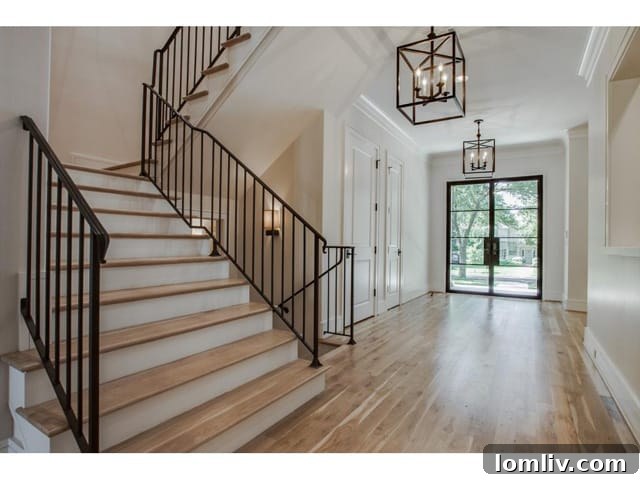 Elegant Foyer of Bryn Mawr Home