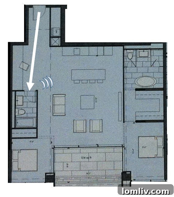 Great Gulf Dallas Pearl Luxe Living And My Potty Peeves 6 Critique of bathroom placement in a floor plan