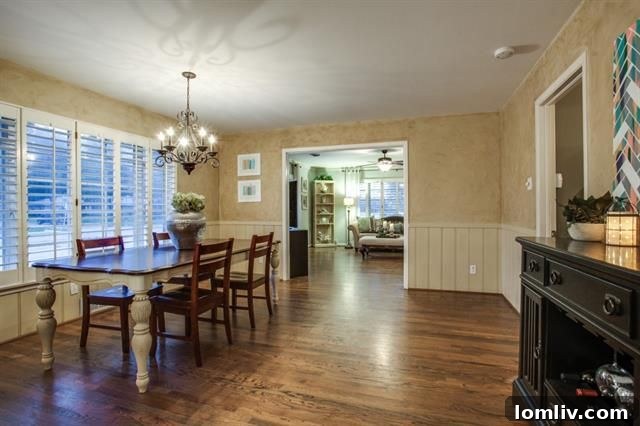 Interior view highlighting the crown molding and neutral paint throughout the home