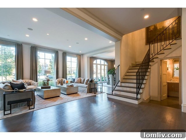 3625 Bryn Mawr Entry - Grand Foyer of a High Caliber Dallas Home