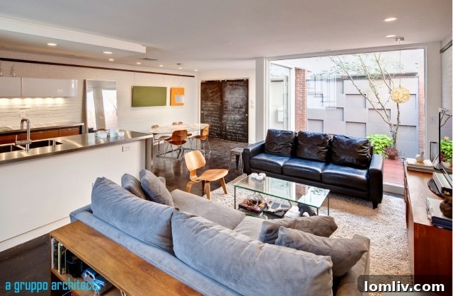 Gillespie Townhome interior remodel by A. GRUPPO Architects
