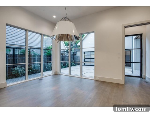 Bright Breakfast Nook Adjacent to Kitchen