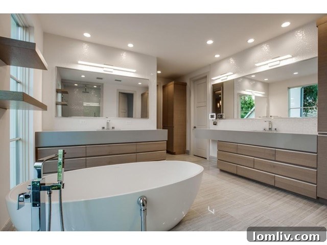 Luxurious Dual Vanities in Master Bath