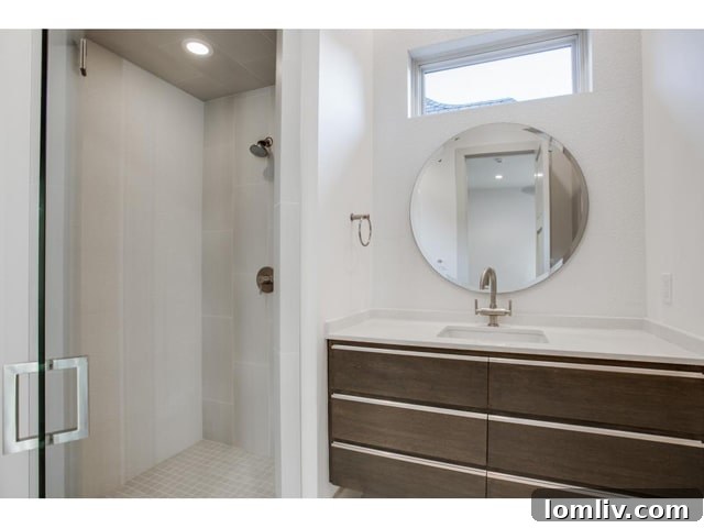 Modern Upstairs Bathroom Design