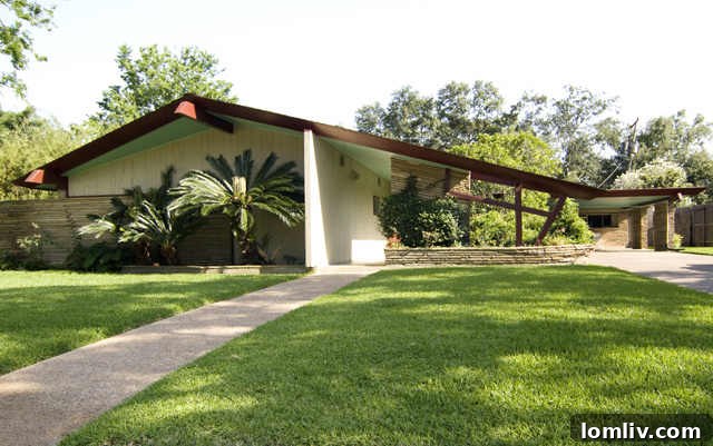 Texas Mid-Century Original Home Architecture, showcasing innovative design from the 1950s-70s.