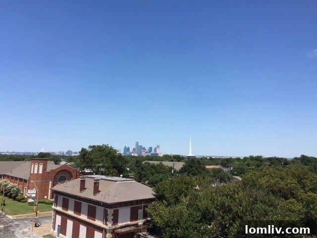 DP&L Building Rooftop Views Dallas Skyline