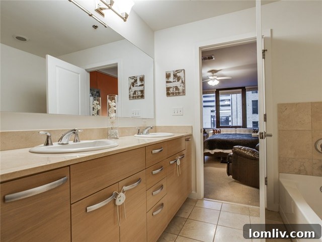 Luxurious Master Bathroom with Modern Fixtures