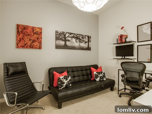 Dedicated Office Nook for Remote Work in Unit 409