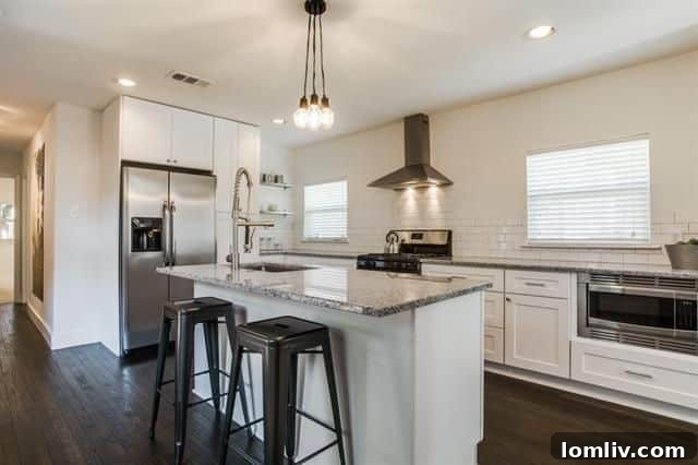 914 Westmount Ave Dallas - Modern Kitchen with Atomic-Era Fixtures