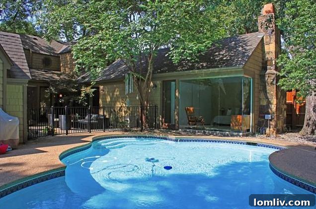 Elegant Poolside Living - East Dallas Home