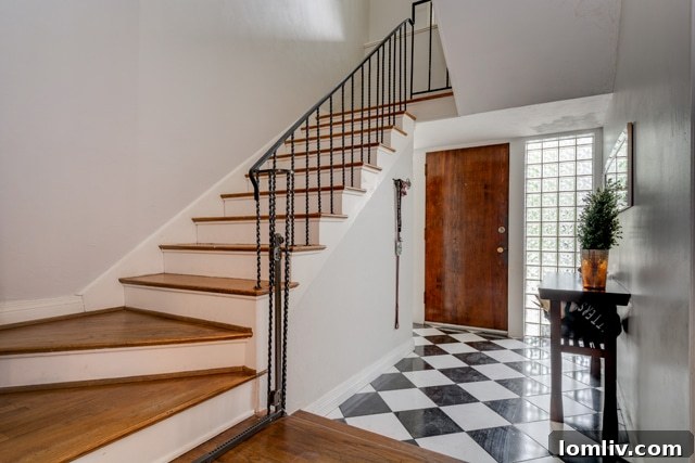 Beautifully updated living space in the Dallas neoclassical home