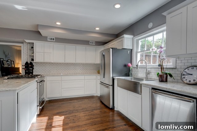 Charming architectural details of the Kessler Park house