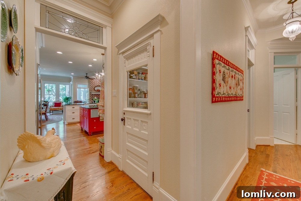 Custom Built-in China Cabinet and Farm Sink
